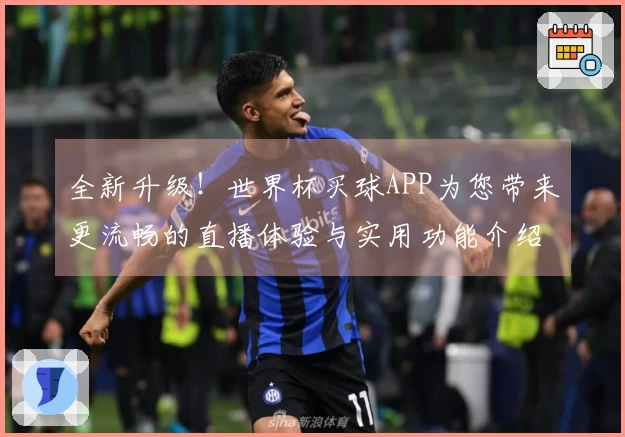 全新升级！世界杯买球APP为您带来更流畅的直播体验与实用功能介绍