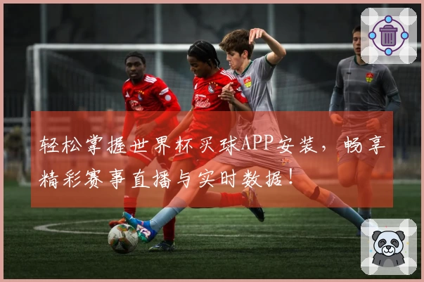 轻松掌握世界杯买球APP安装,畅享精彩赛事直播与实时数据!